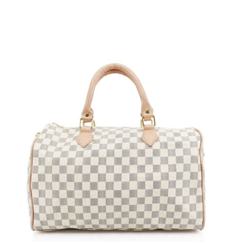 all white lv bag|louis vuitton white checkered bag.